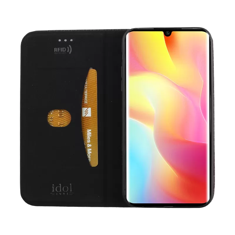 IDOL 1991 ELITE ΘΗΚΗ XIAOMI MI NOTE 10 LITE 6.47in  ANTI-RFID BOOK STAND BLACK - Image 5