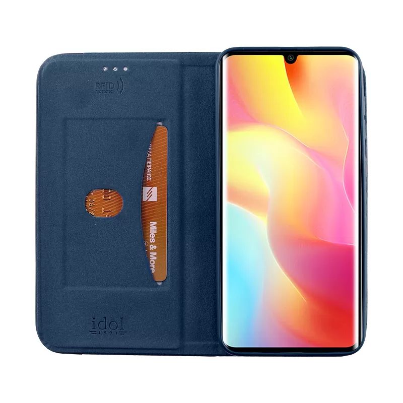 IDOL 1991 ELITE ΘΗΚΗ XIAOMI MI NOTE 10 LITE 6.47in  ANTI-RFID BOOK STAND BLUE - Image 5