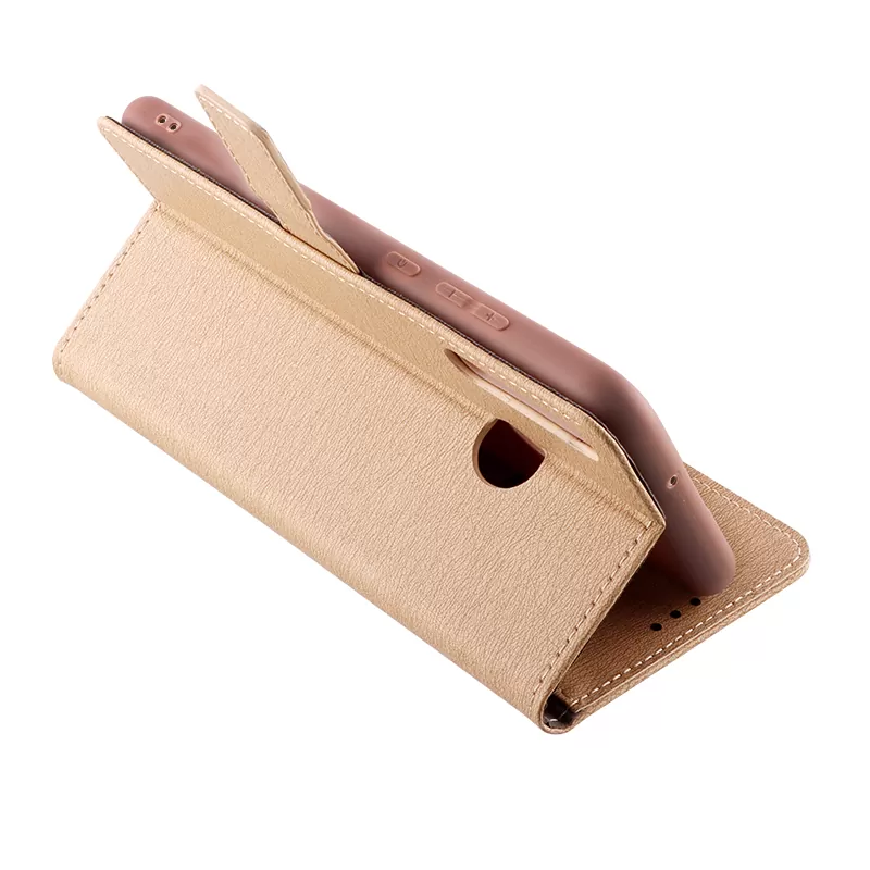 VOLTE-TEL ALLURE ΘΗΚΗ SAMSUNG A21 A215 6.5in  MAGNET BOOK STAND CLIP GOLD - Image 4