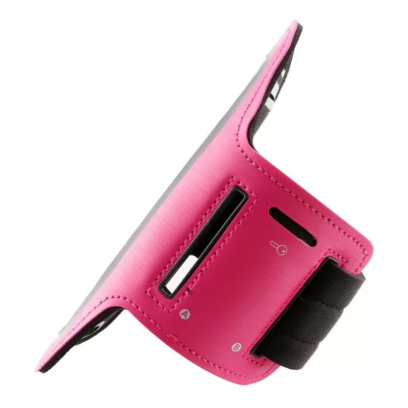 VOLTE-TEL SPORTS ARMBAND LUMINUS ΘΗΚΗ UNIVERSAL BIG SIZE 5.7in-6.9in 45x18cm DARK PINK - Image 3