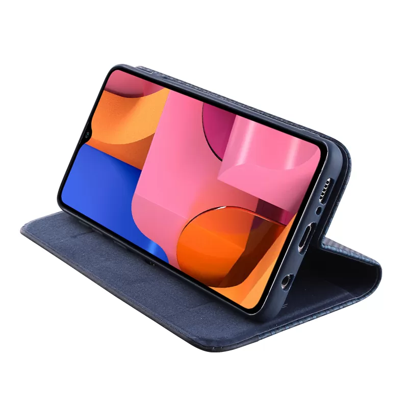 IDOL 1991 ELITE ΘΗΚΗ SAMSUNG A20s A207 6.5in  ANTI-RFID BOOK STAND BLUE - Image 4