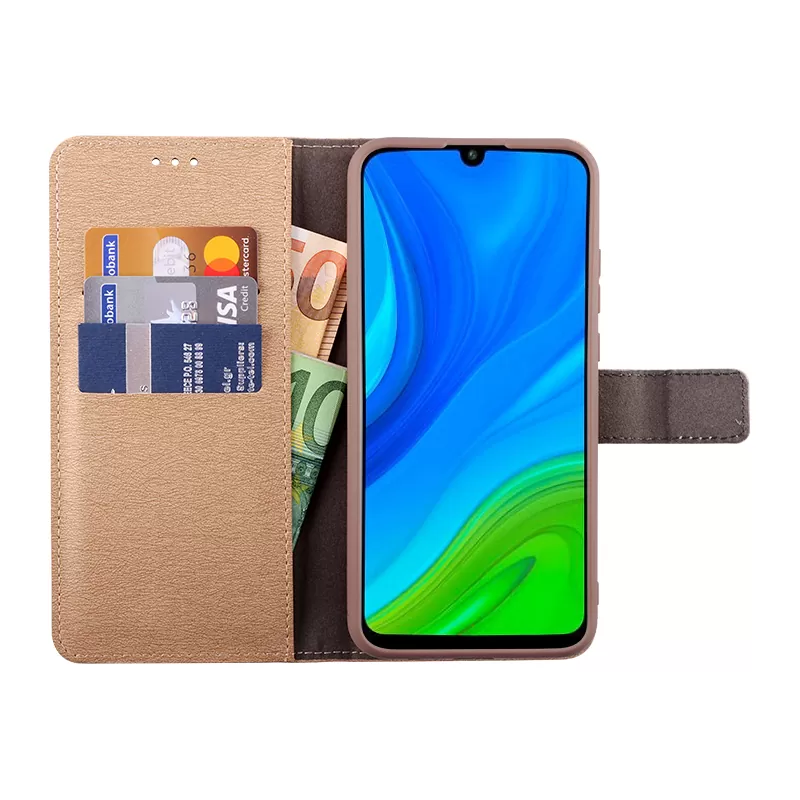VOLTE-TEL ALLURE ΘΗΚΗ HUAWEI P SMART 2020 6.21in  MAGNET BOOK STAND CLIP GOLD - Image 3