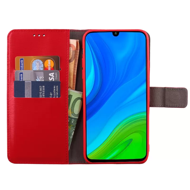 VOLTE-TEL ALLURE ΘΗΚΗ HUAWEI P SMART 2020 6.21in  MAGNET BOOK STAND CLIP RED - Image 3