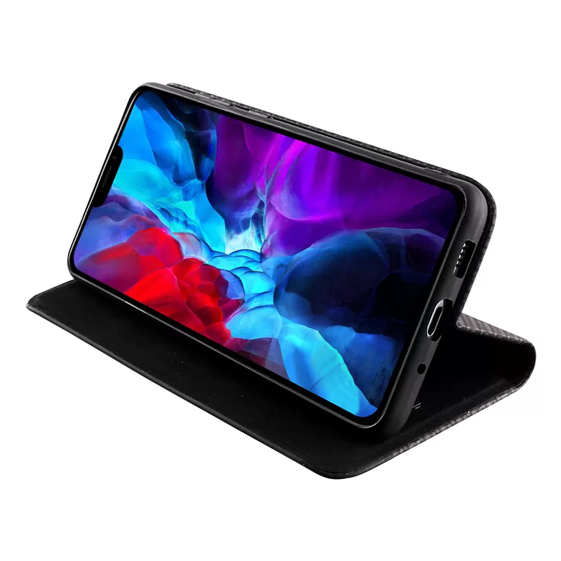 IDOL 1991 ELITE ΘΗΚΗ IPHONE 12 PRO / IPHONE 12 6.1in  ANTI-RFID BOOK STAND BLACK - Image 4