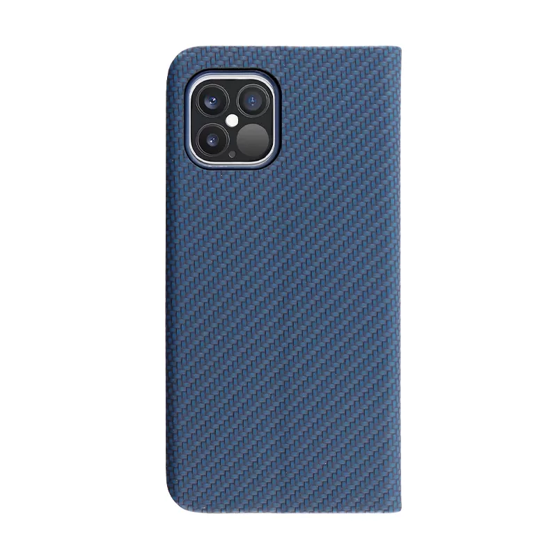 IDOL 1991 ELITE ΘΗΚΗ IPHONE 12 PRO MAX 6.7in  ANTI-RFID BOOK STAND BLUE - Image 6