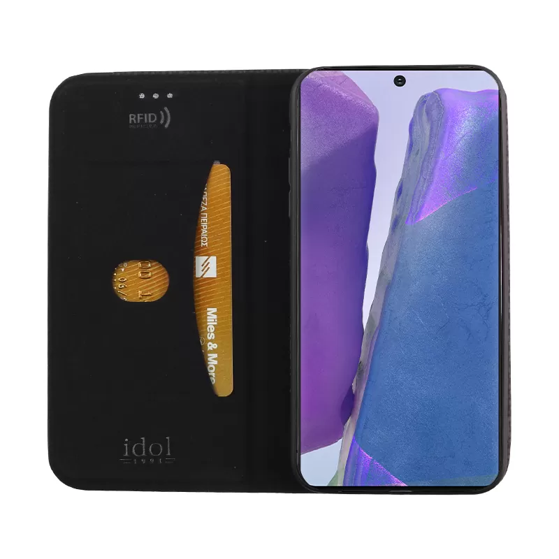 IDOL 1991 ELITE ΘΗΚΗ SAMSUNG NOTE 20 N980 6.7in  ANTI-RFID BOOK STAND BLACK - Image 5
