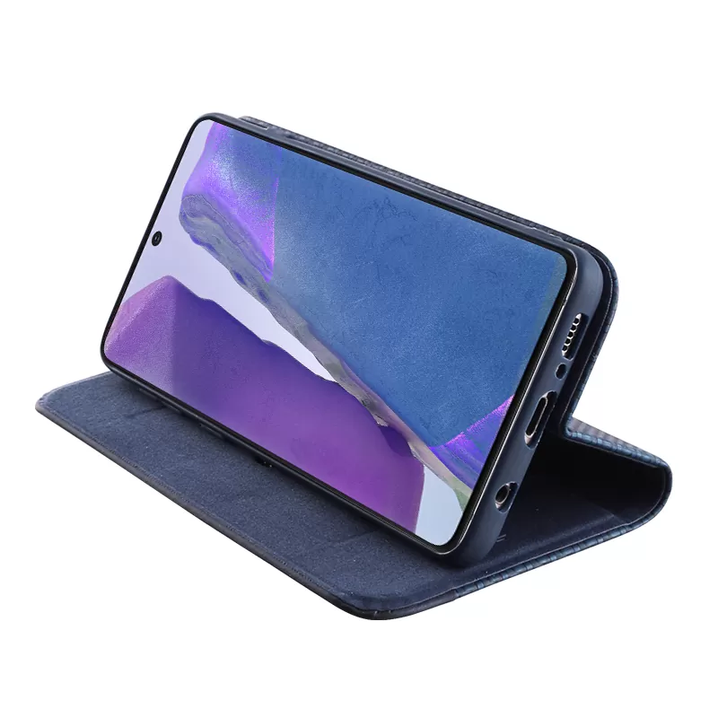 IDOL 1991 ELITE ΘΗΚΗ SAMSUNG NOTE 20 N980 6.7in  ANTI-RFID BOOK STAND BLUE - Image 4