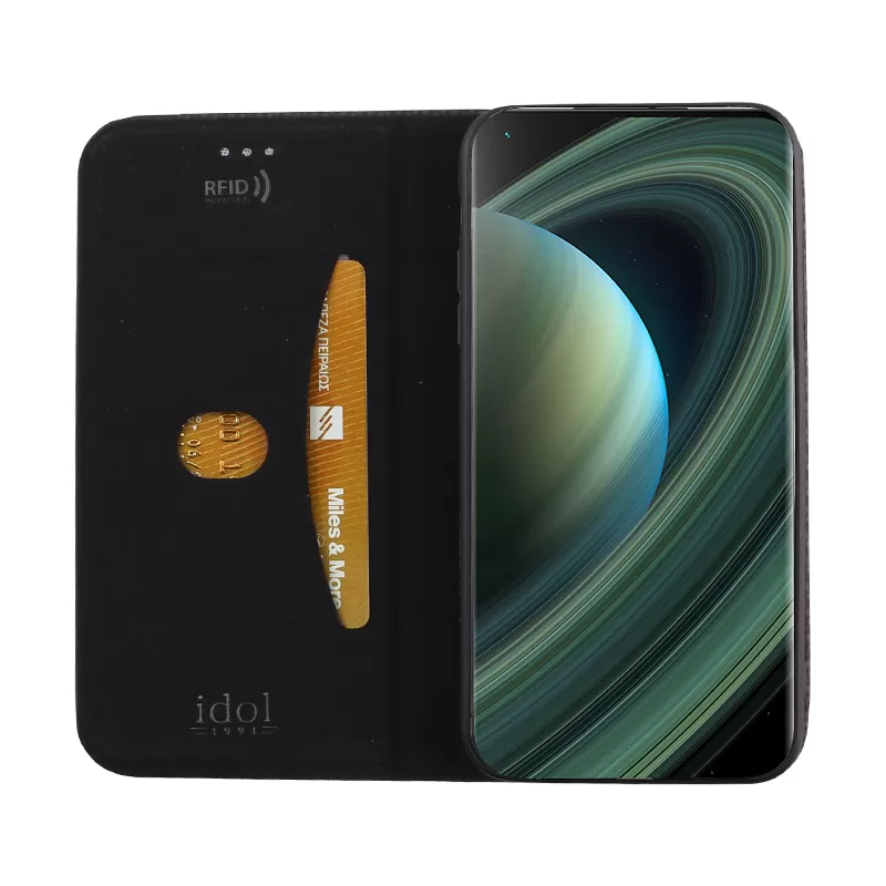 IDOL 1991 ELITE ΘΗΚΗ XIAOMI MI 10 ULTRA 6.67in  ANTI-RFID BOOK STAND BLACK - Image 5
