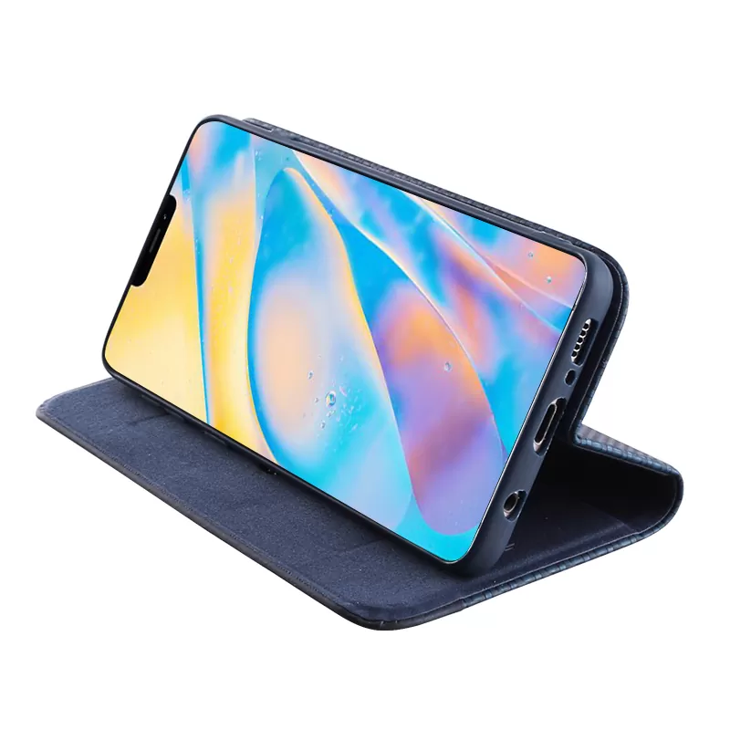 IDOL 1991 ELITE ΘΗΚΗ IPHONE 12 MINI 5.4in  ANTI-RFID BOOK STAND BLUE - Image 4