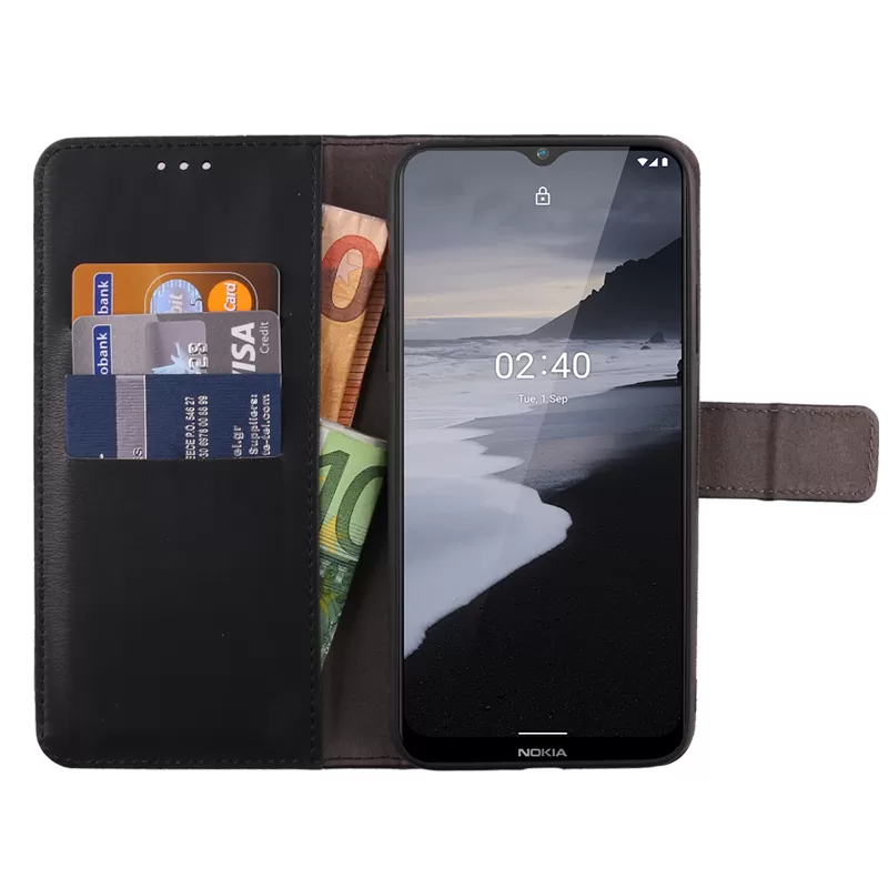 VOLTE-TEL ALLURE ΘΗΚΗ NOKIA 2.4 6.5in  MAGNET BOOK STAND CLIP BLACK - Image 3