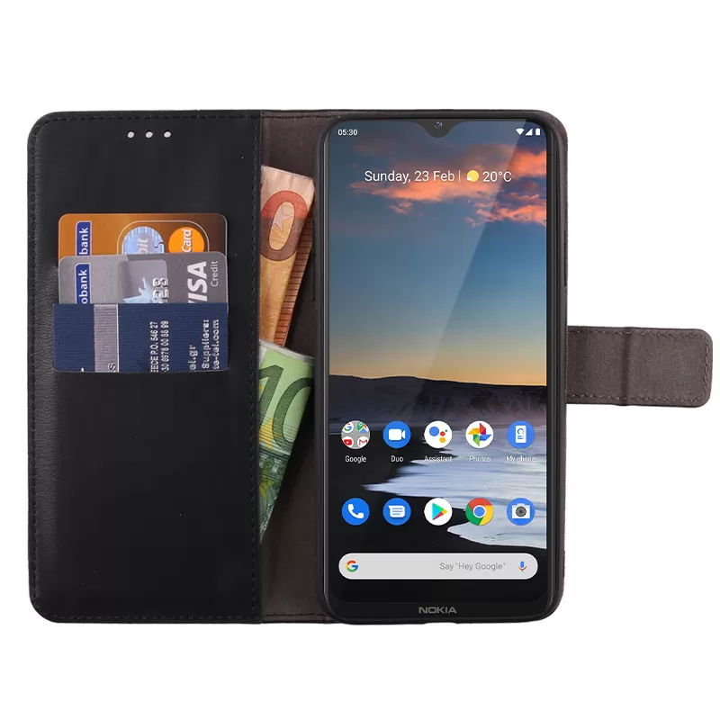 VOLTE-TEL ALLURE ΘΗΚΗ NOKIA 5.3 6.55in  MAGNET BOOK STAND CLIP BLACK - Image 3