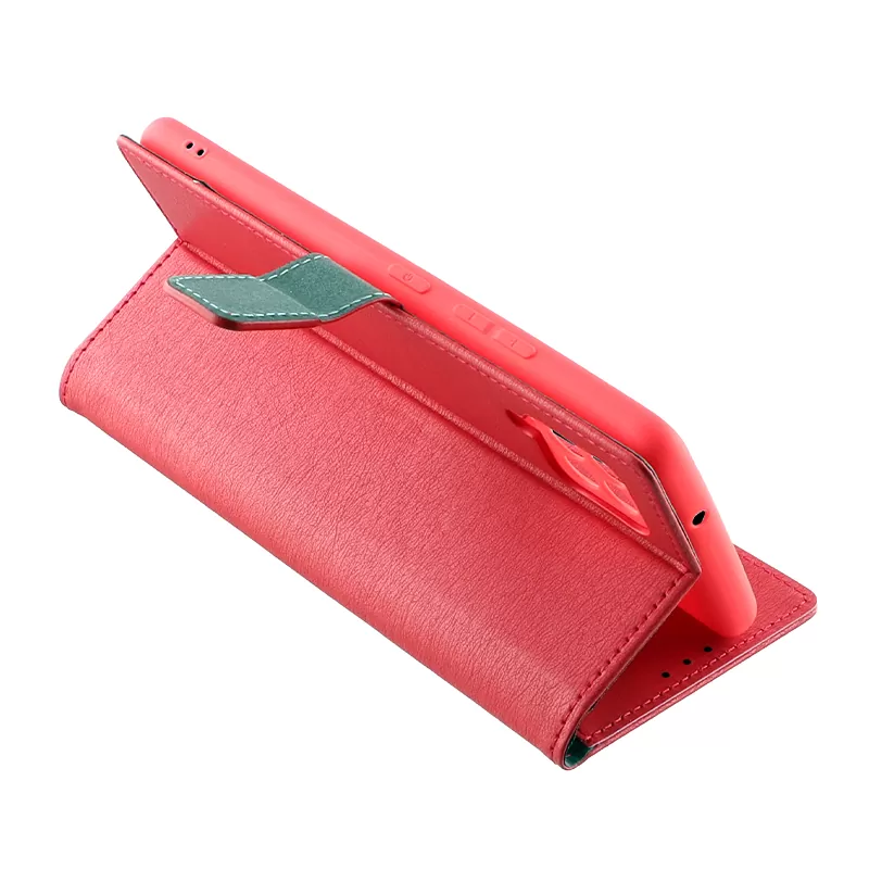 VOLTE-TEL ALLURE ΘΗΚΗ SAMSUNG A42 5G A426 6.6in  MAGNET BOOK STAND CLIP RED - Image 4