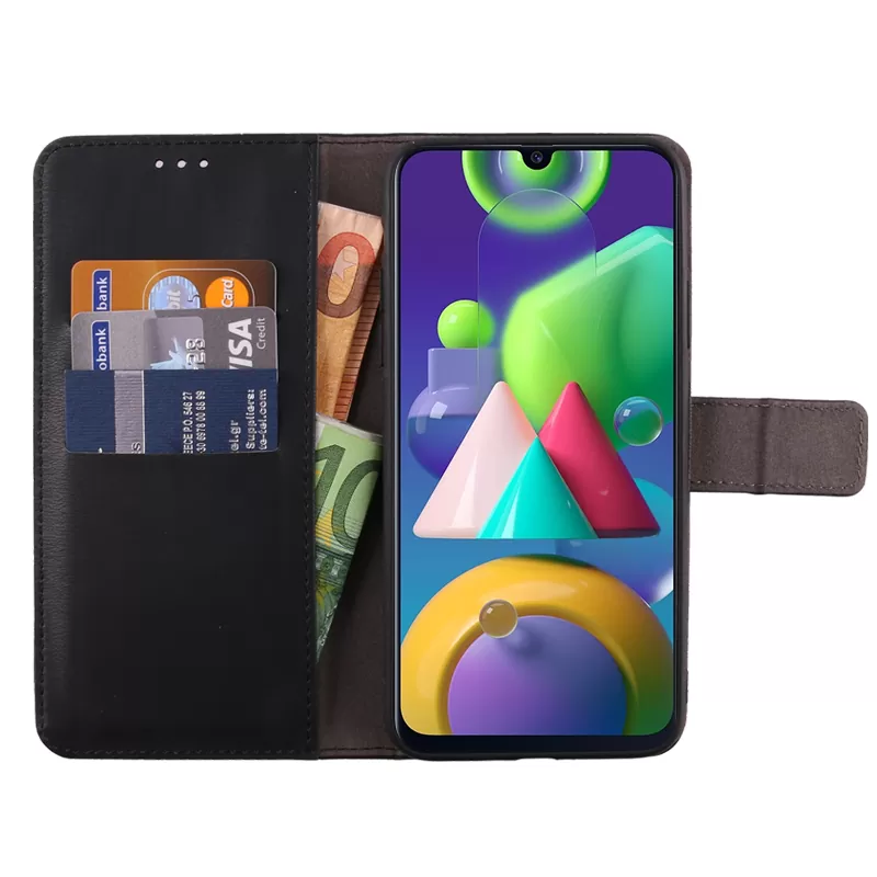 VOLTE-TEL ALLURE ΘΗΚΗ SAMSUNG M21 M215 6.4in  MAGNET BOOK STAND CLIP BLACK - Image 3