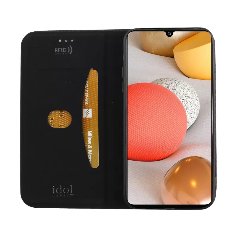 IDOL 1991 ELITE ΘΗΚΗ SAMSUNG A42 5G A426 6.6in  ANTI-RFID BOOK STAND BLACK - Image 5
