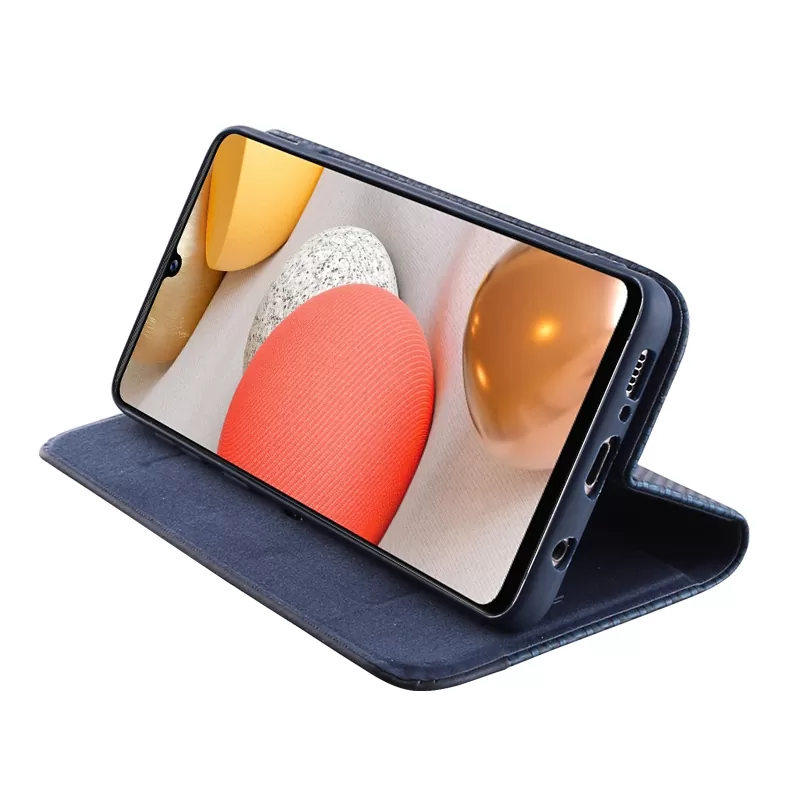 IDOL 1991 ELITE ΘΗΚΗ SAMSUNG A42 5G A426 6.6in  ANTI-RFID BOOK STAND BLUE - Image 4