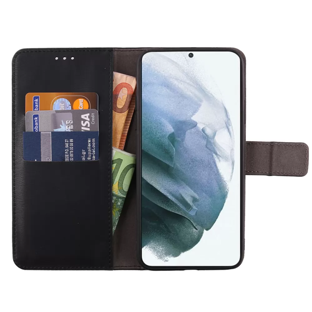 VOLTE-TEL ALLURE ΘΗΚΗ SAMSUNG S21 5G G991 6.2in  MAGNET BOOK STAND CLIP BLACK - Image 5