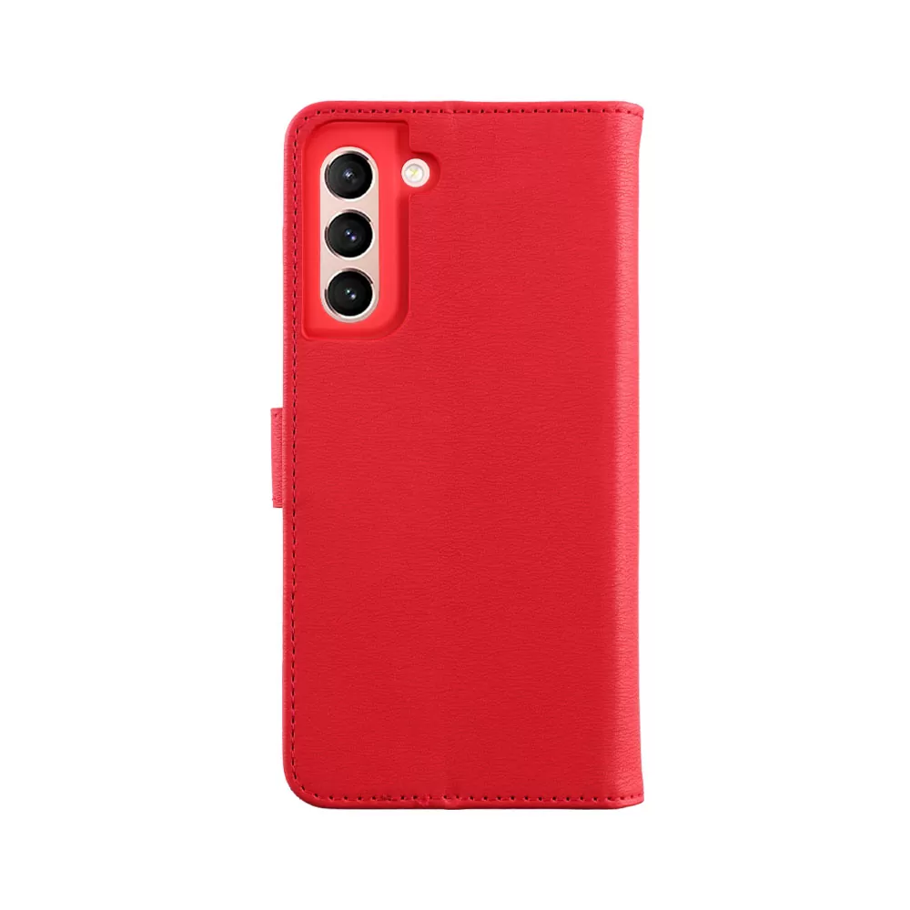 VOLTE-TEL ALLURE ΘΗΚΗ SAMSUNG S21 5G G991 6.2in  MAGNET BOOK STAND CLIP RED - Image 5