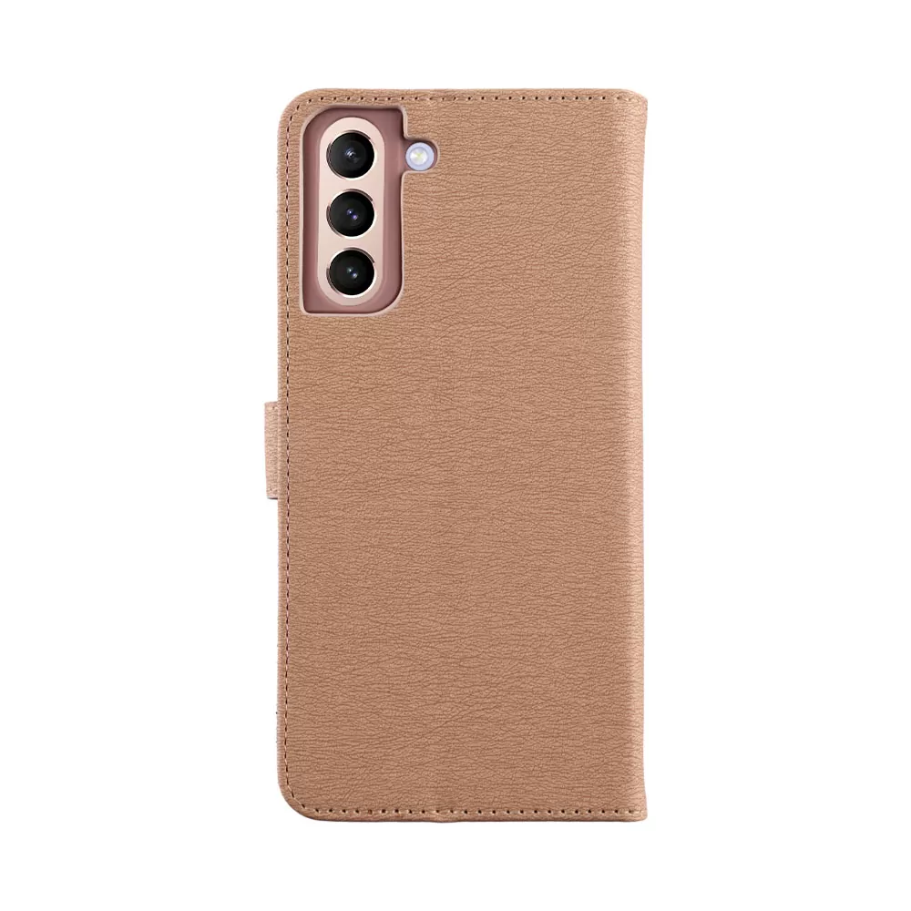 VOLTE-TEL ALLURE ΘΗΚΗ SAMSUNG S21 PLUS 5G G996 6.7in  MAGNET BOOK STAND CLIP GOLD - Image 5