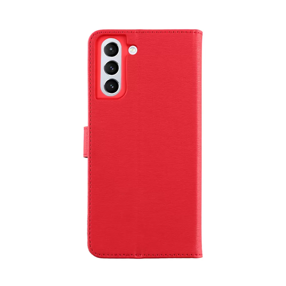 VOLTE-TEL ALLURE ΘΗΚΗ SAMSUNG S21 PLUS 5G G996 6.7in  MAGNET BOOK STAND CLIP RED - Image 5
