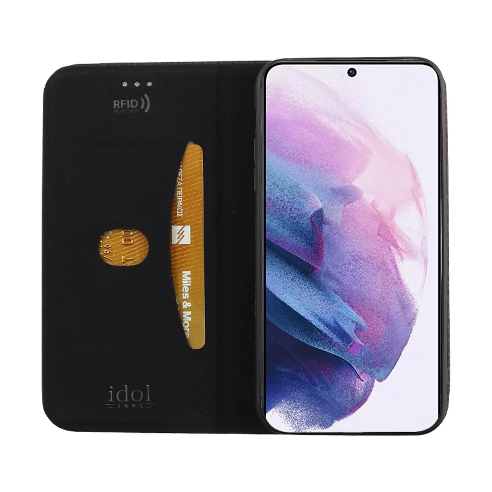 IDOL 1991 ELITE ΘΗΚΗ SAMSUNG S21 PLUS 5G G996 6.7in  ANTI-RFID BOOK STAND BLACK - Image 5