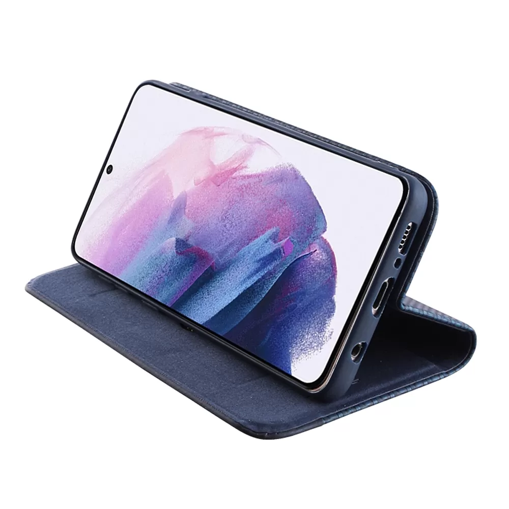 IDOL 1991 ELITE ΘΗΚΗ SAMSUNG S21 PLUS 5G G996 6.7in  ANTI-RFID BOOK STAND BLUE - Image 4