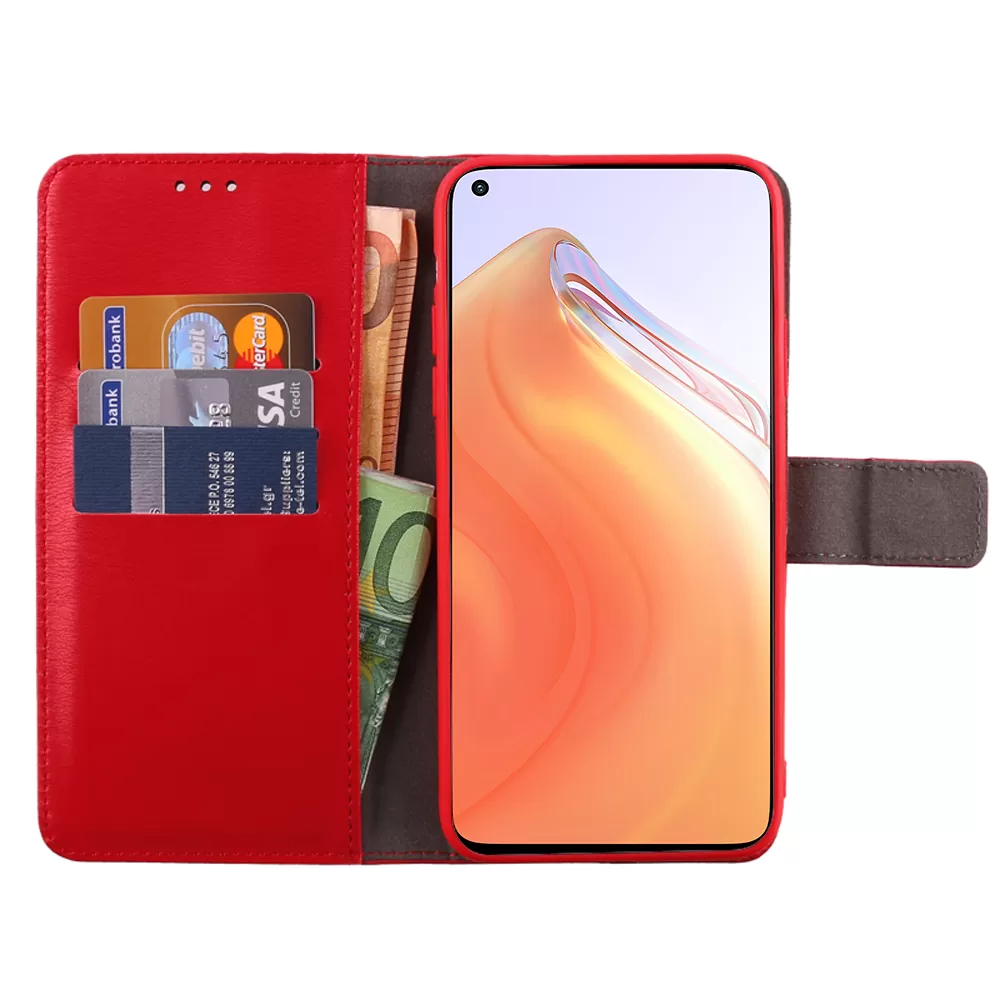 VOLTE-TEL ALLURE ΘΗΚΗ XIAOMI MI 10T 5G/MI 10T PRO 5G 6.67in  MAGNET BOOK STAND CLIP RED - Image 5