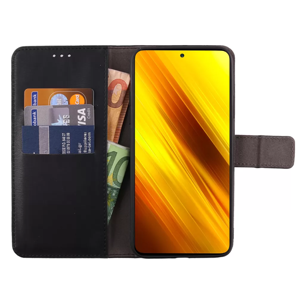 VOLTE-TEL ALLURE ΘΗΚΗ XIAOMI POCO X3/POCO X3 PRO 6.67in  MAGNET BOOK STAND CLIP BLACK - Image 5
