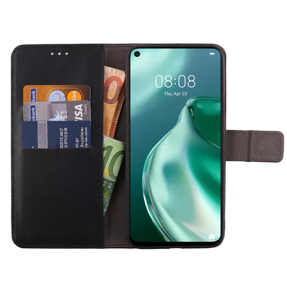 VOLTE-TEL ALLURE ΘΗΚΗ HUAWEI P40 LITE 5G 6.5in  MAGNET BOOK STAND CLIP BLACK - Image 3