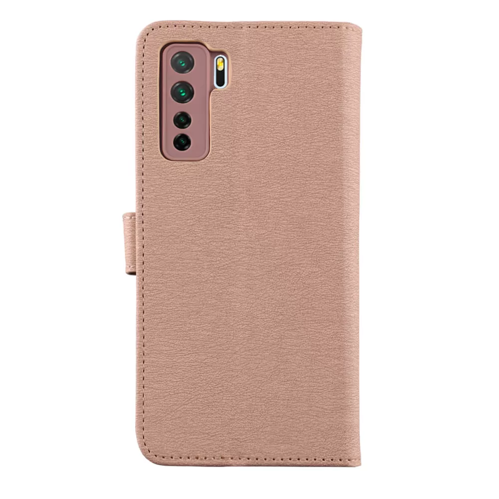 VOLTE-TEL ALLURE ΘΗΚΗ HUAWEI P40 LITE 5G 6.5in  MAGNET BOOK STAND CLIP GOLD - Image 5