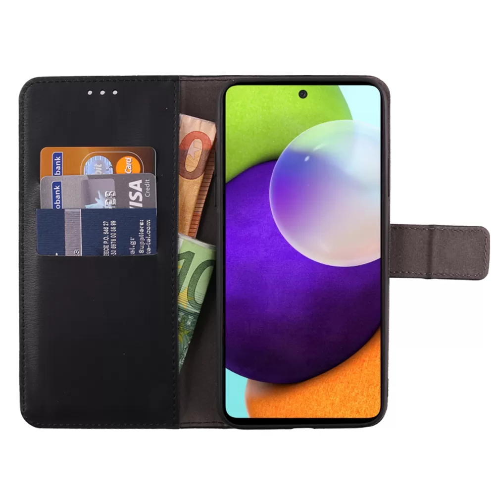 VOLTE-TEL ALLURE ΘΗΚΗ SAMSUNG A52S/A52 A525/A526/A528 6.5in  MAGNET BOOK STAND CLIP BLACK - Image 5