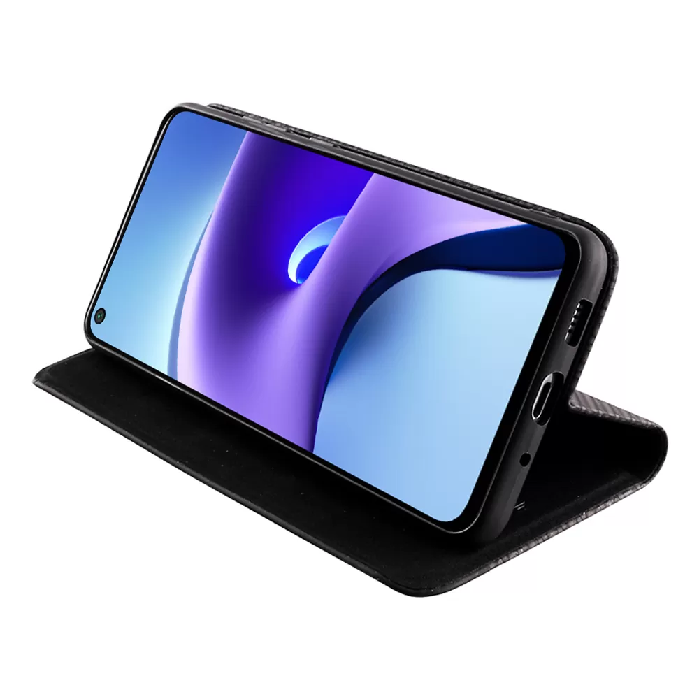 IDOL 1991 ELITE ΘΗΚΗ XIAOMI REDMI NOTE 9T 5G 6.53in  ANTI-RFID BOOK STAND BLACK - Image 4