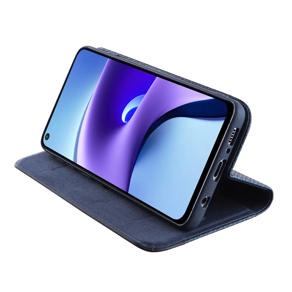 IDOL 1991 ELITE ΘΗΚΗ XIAOMI REDMI NOTE 9T 5G 6.53in  ANTI-RFID BOOK STAND BLUE - Image 4