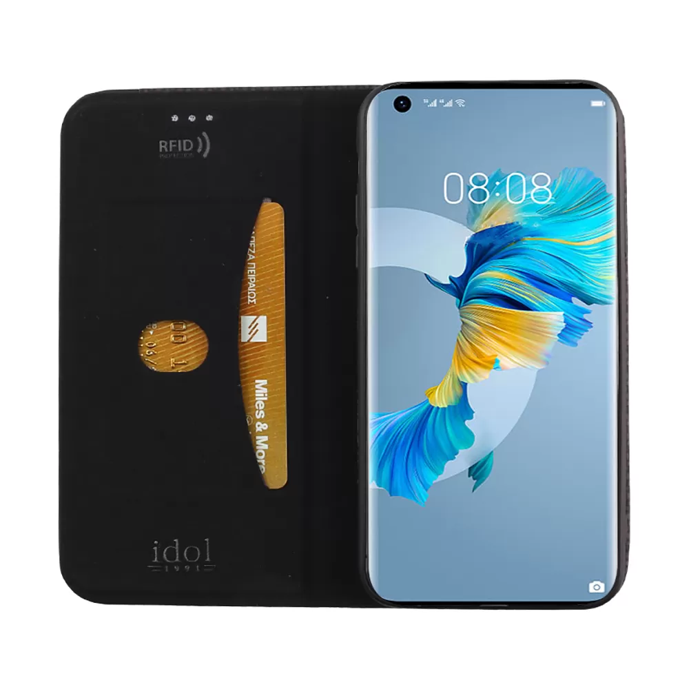 IDOL 1991 ELITE ΘΗΚΗ HUAWEI MATE 40 6.5in  ANTI-RFID BOOK STAND BLACK - Image 6
