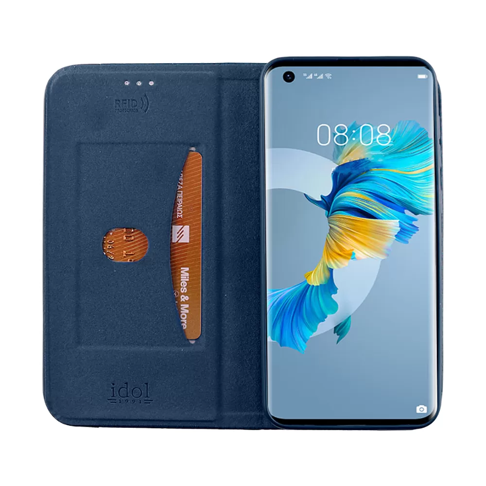 IDOL 1991 ELITE ΘΗΚΗ HUAWEI MATE 40 6.5in  ANTI-RFID BOOK STAND BLUE - Image 6