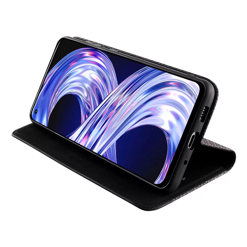 IDOL 1991 ELITE ΘΗΚΗ REALME 8 5G 6.5in  ANTI-RFID BOOK STAND BLACK - Image 4