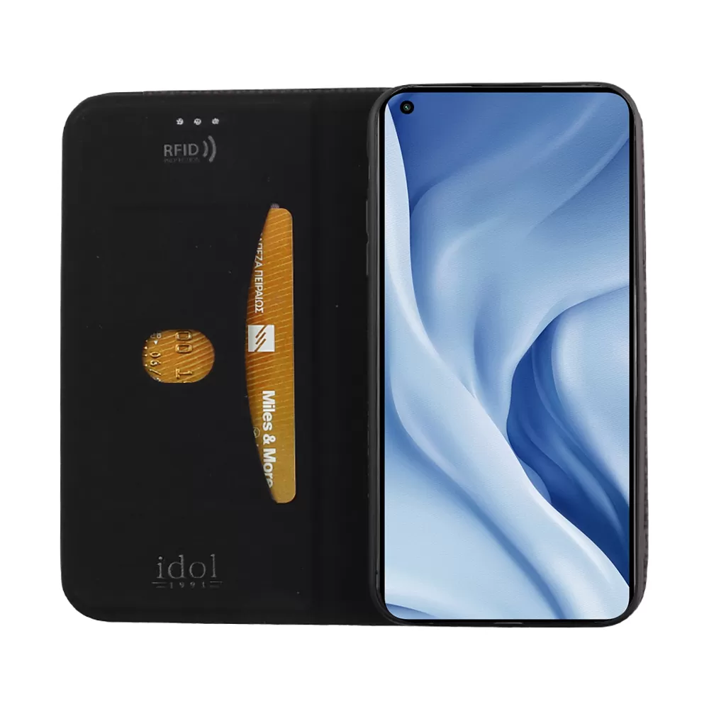 IDOL 1991 ELITE ΘΗΚΗ XIAOMI MI 11 6.81in  ANTI-RFID BOOK STAND BLACK - Image 6