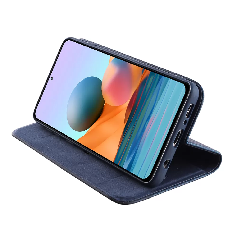 IDOL 1991 ELITE ΘΗΚΗ XIAOMI REDMI NOTE 10 PRO 6.67in  ANTI-RFID BOOK STAND BLUE - Image 4