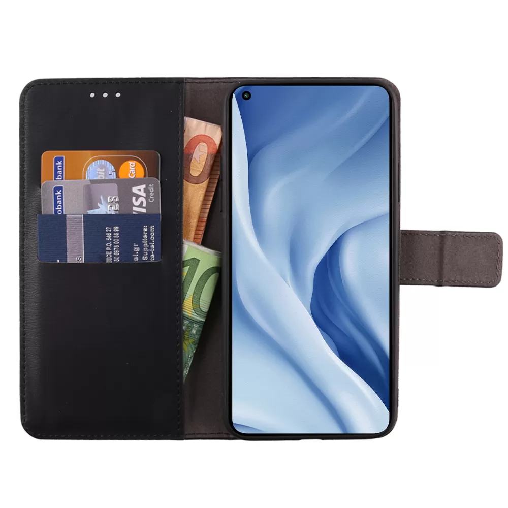 VOLTE-TEL ALLURE ΘΗΚΗ XIAOMI MI 11 6.81in  MAGNET BOOK STAND CLIP BLACK - Image 5