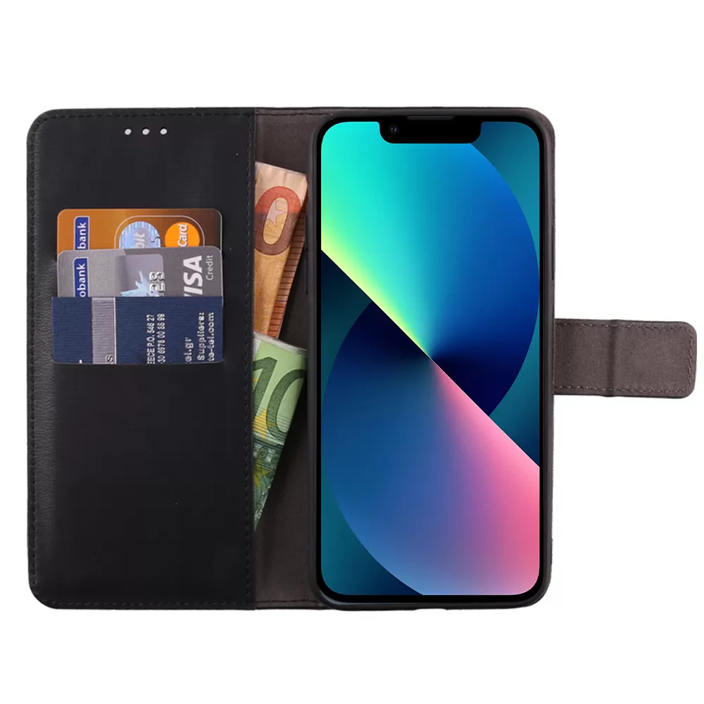 VOLTE-TEL ALLURE ΘΗΚΗ IPHONE 13 6.1in  MAGNET BOOK STAND CLIP BLACK - Image 5