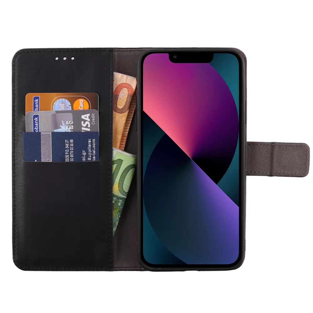VOLTE-TEL ALLURE ΘΗΚΗ IPHONE 13 MINI 5.4in  MAGNET BOOK STAND CLIP BLACK - Image 5