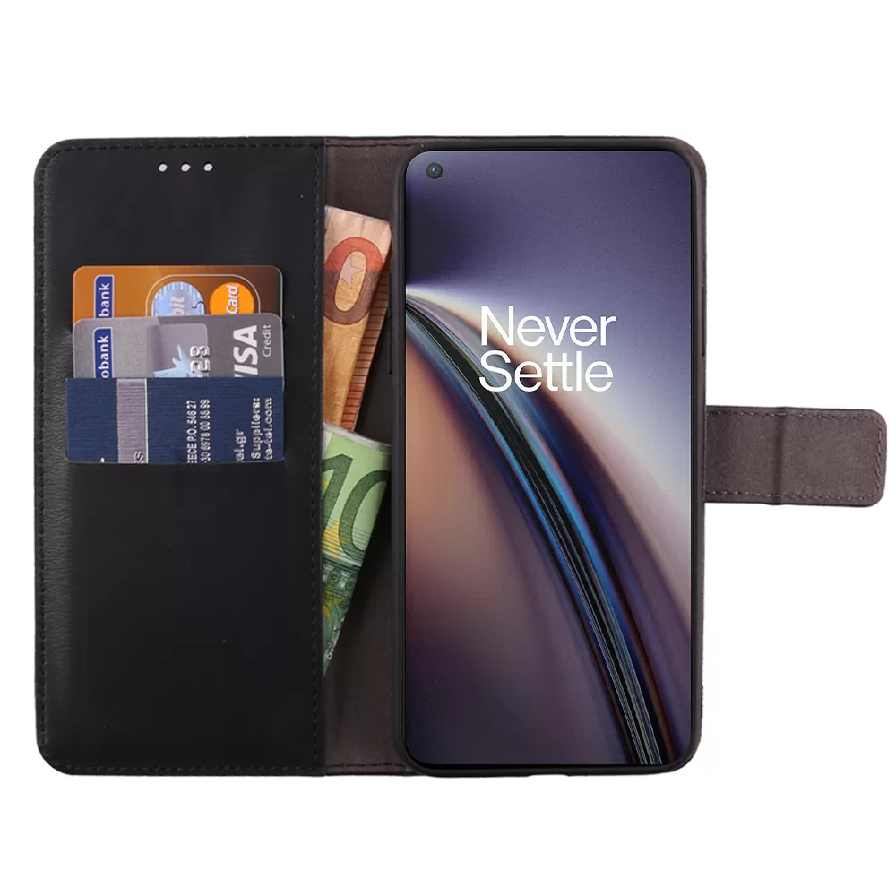 VOLTE-TEL ALLURE ΘΗΚΗ ONEPLUS NORD CE 5G 6.43in  MAGNET BOOK STAND CLIP BLACK - Image 3