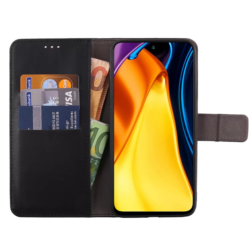VOLTE-TEL ALLURE ΘΗΚΗ XIAOMI POCO M3 PRO 4G/POCO M3 PRO 5G 6.5in  MAGNET BOOK STAND CLIP BLACK - Image 5