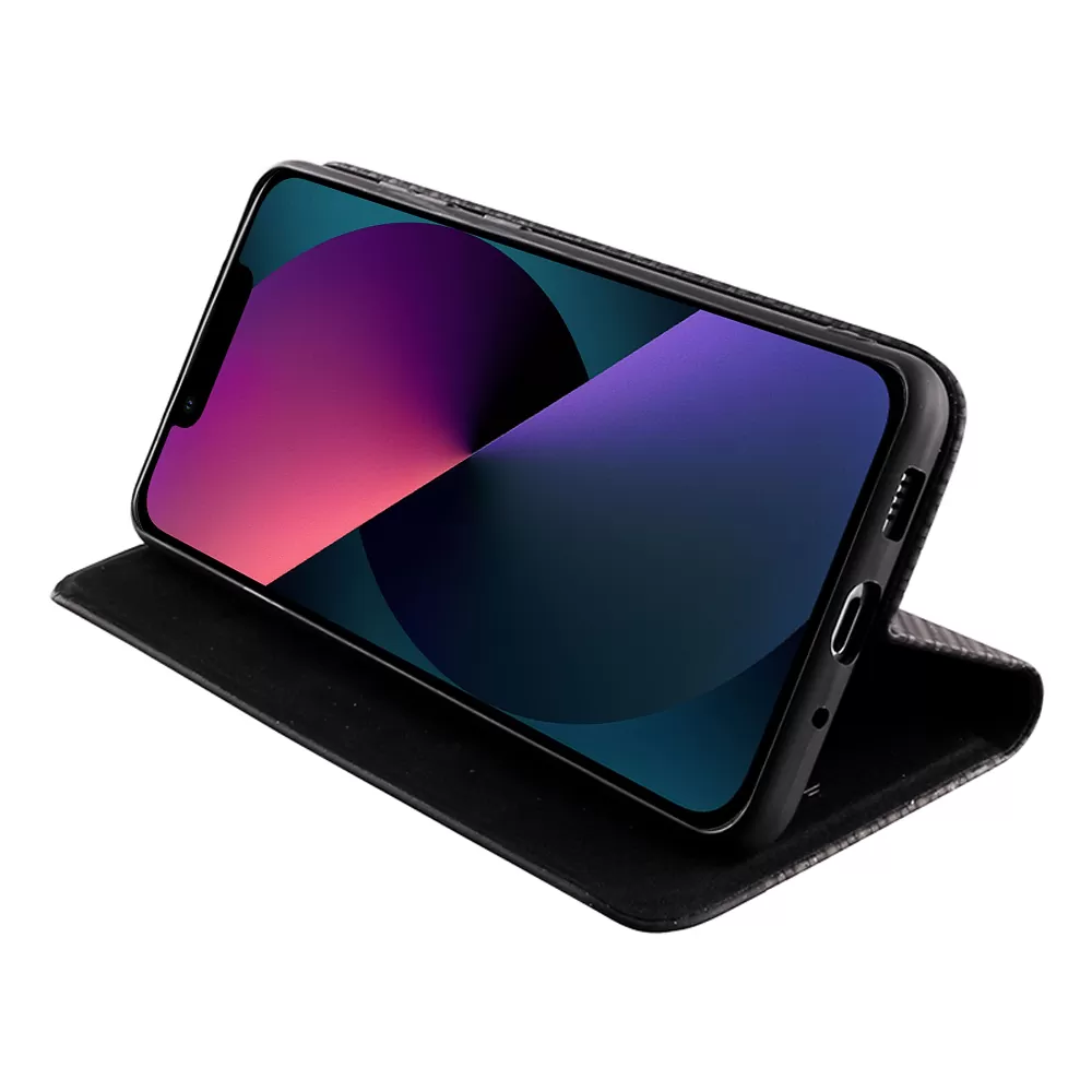 IDOL 1991 ELITE ΘΗΚΗ IPHONE 13 MINI 5.4in  ANTI-RFID BOOK STAND BLACK - Image 4