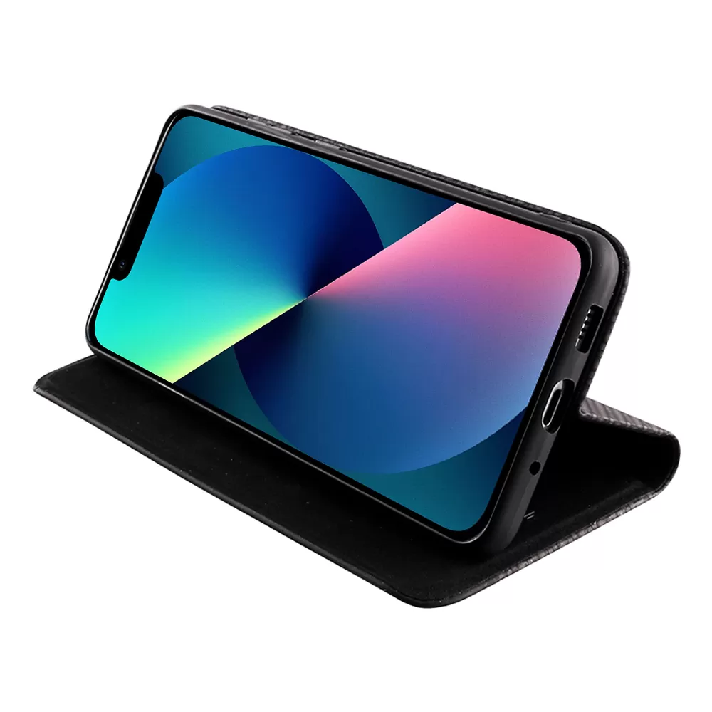 IDOL 1991 ELITE ΘΗΚΗ IPHONE 13 6.1in  ANTI-RFID BOOK STAND BLACK - Image 4