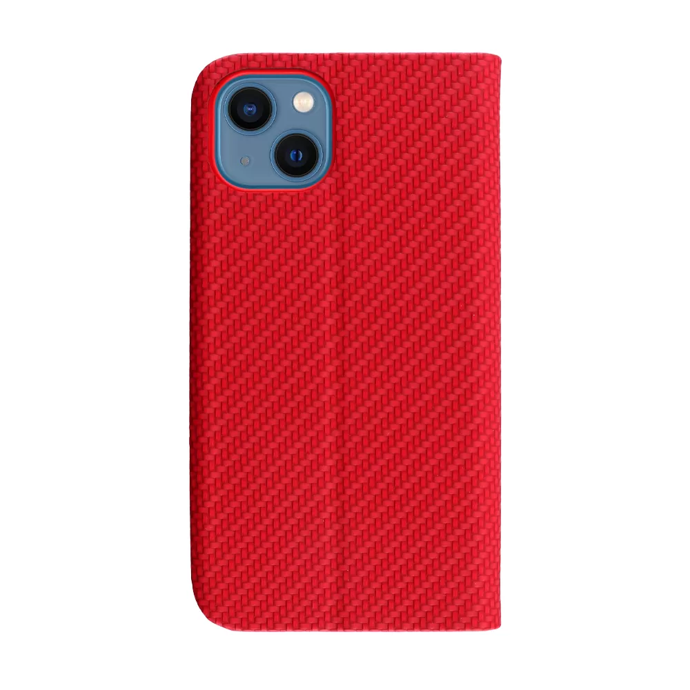 IDOL 1991 ELITE ΘΗΚΗ IPHONE 13 6.1in  ANTI-RFID BOOK STAND RED - Image 7