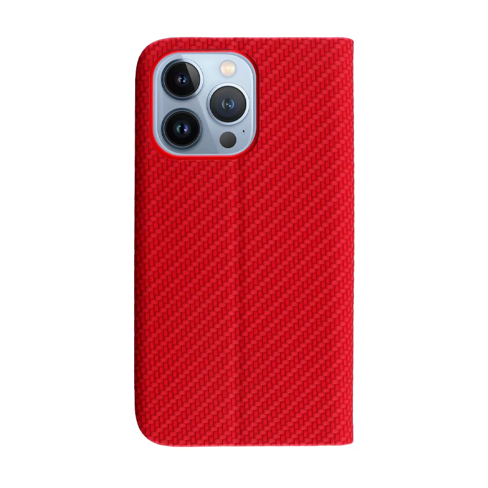 IDOL 1991 ELITE ΘΗΚΗ IPHONE 13 PRO 6.1in  ANTI-RFID BOOK STAND RED - Image 7