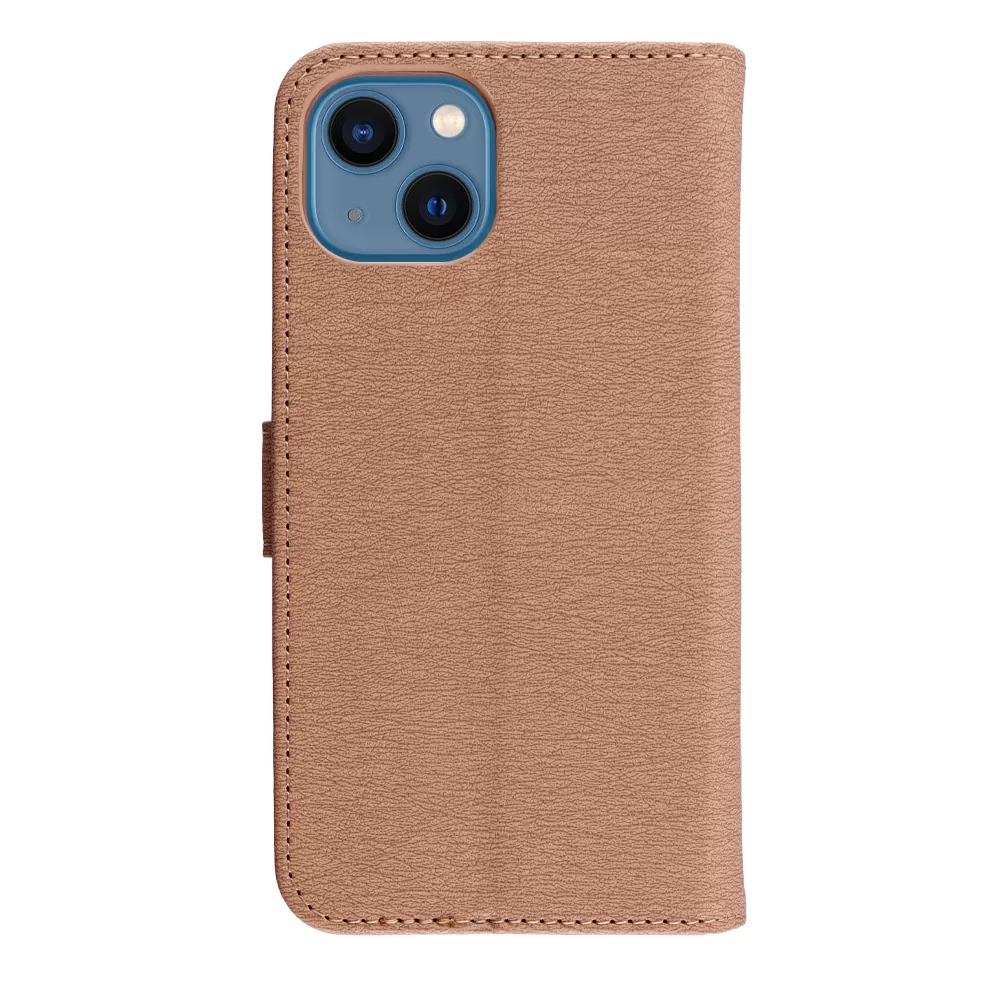 VOLTE-TEL ALLURE ΘΗΚΗ IPHONE 13 6.1in  MAGNET BOOK STAND CLIP GOLD - Image 7