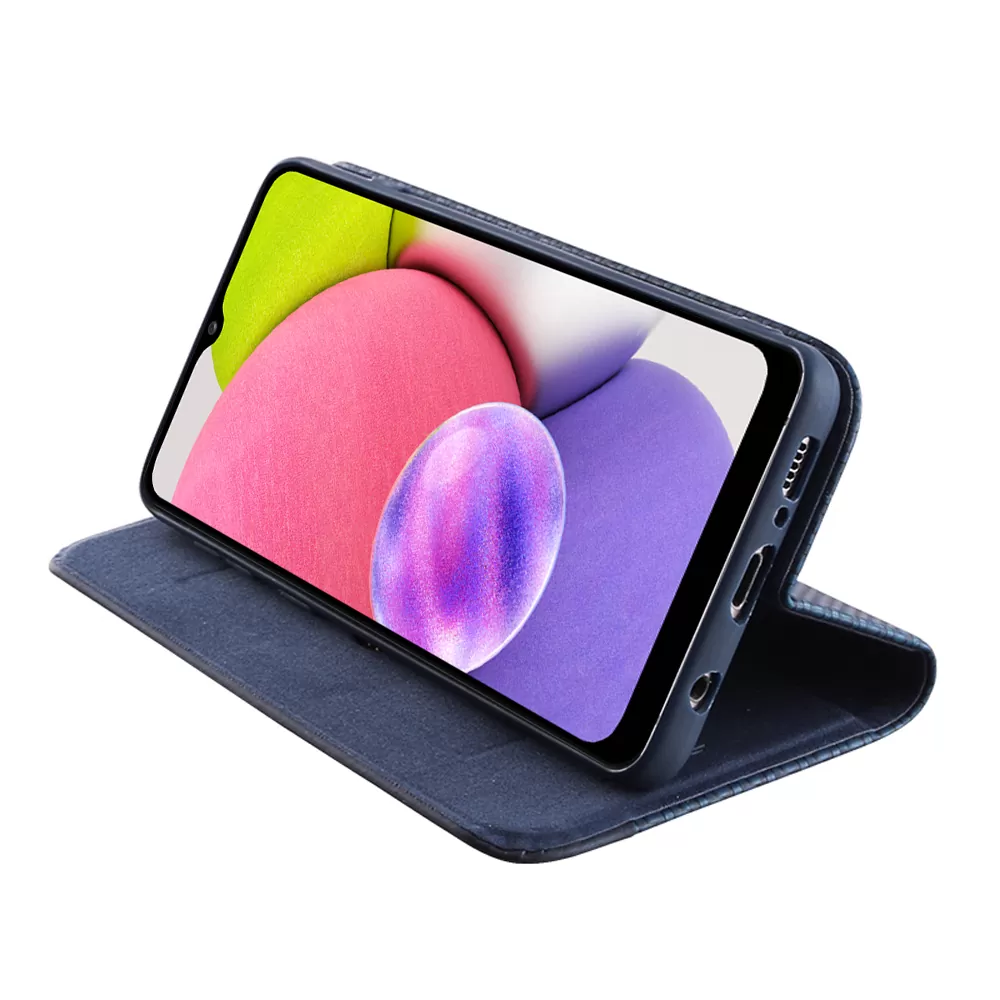 IDOL 1991 ELITE ΘΗΚΗ SAMSUNG A03s A037 6.5in  ANTI-RFID BOOK STAND BLUE - Image 4