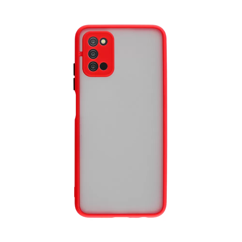 LIME HARDSHELL FUSION ΘΗΚΗ SAMSUNG A03s A037 6.5in  FULL CAMERA PROTECTION RED WITH BLACK KEYS - Image 7
