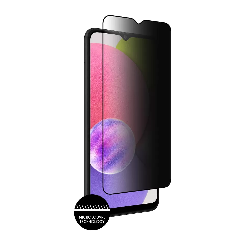 IDOL 1991 PREMIUM PRIVACY ANTISPY TEMPERED GLASS SAMSUNG A03s A037 6.5in 9H 0.25mm SEMI CURVED FULL GLUE BLACK - Image 7